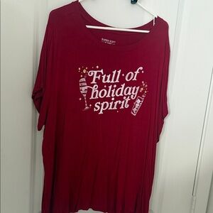 Torrid Red Holiday Spirit Tee
